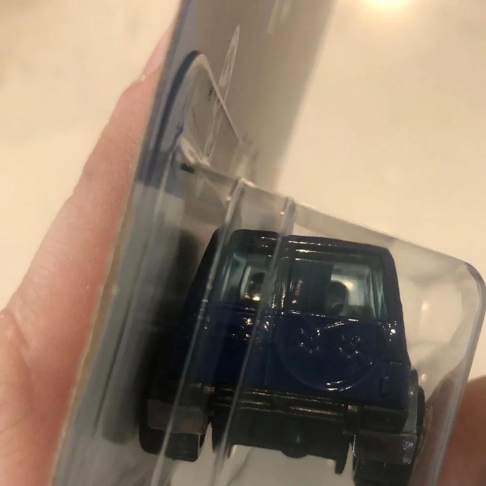 Nissan Patrol Custom Blue Toy Car